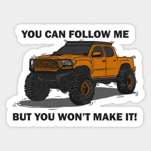 Toyota 4Runner Monster - Orange Sticker